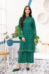 2-PC Printed Khaddar Shirt with Qlot Trouser CPM22-130